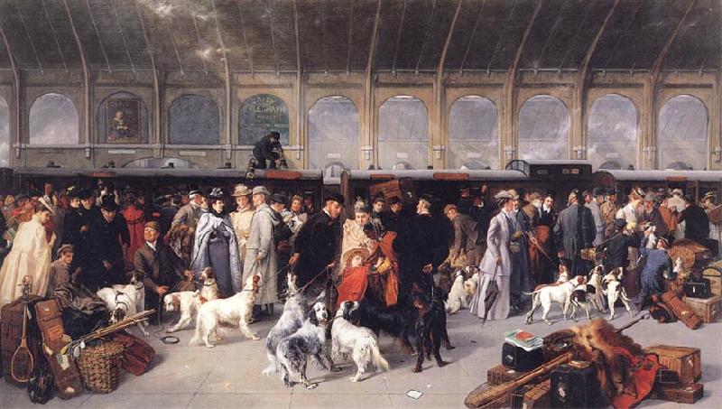 George Earle Going North,King's Cross Station